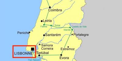 Lisboa portugal mapa