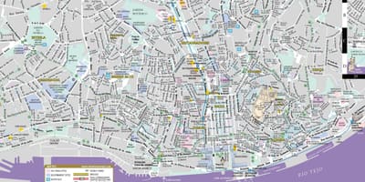 Mapa de lisboa mapa sin conexión
