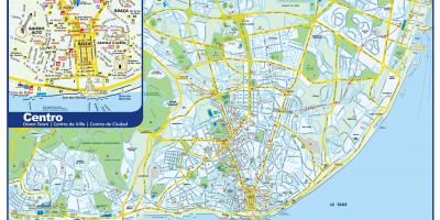 Lisboa lugares de interés mapa